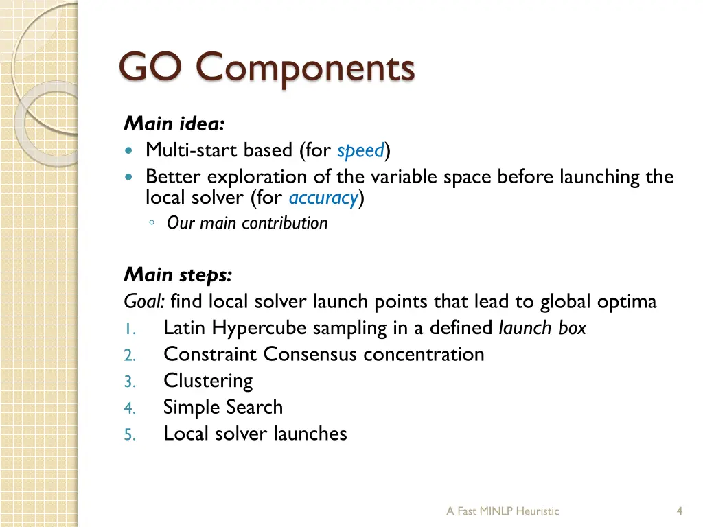 go components