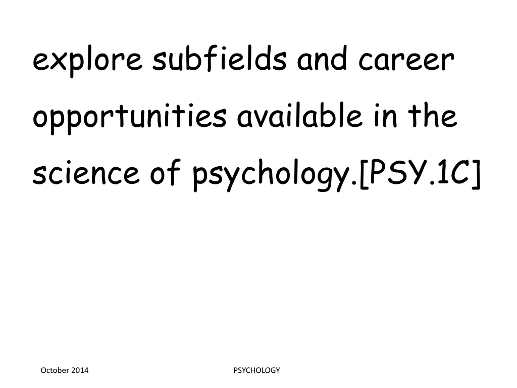 explore subfields and career opportunities