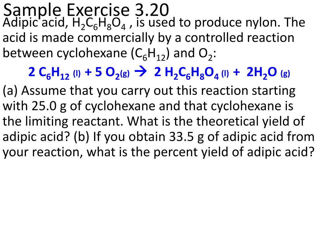 sample exercise 3 20 adipic acid