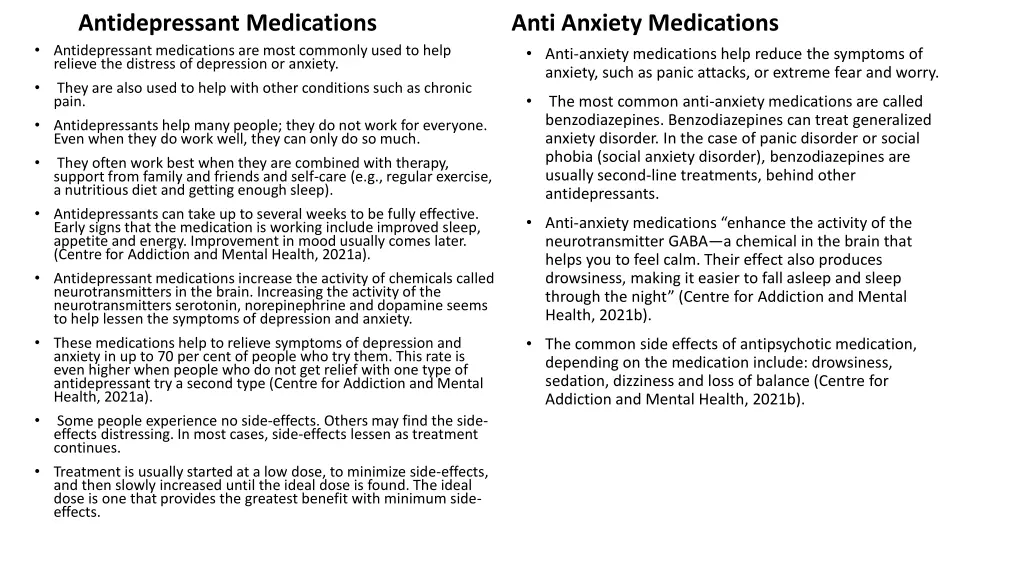antidepressant medications antidepressant