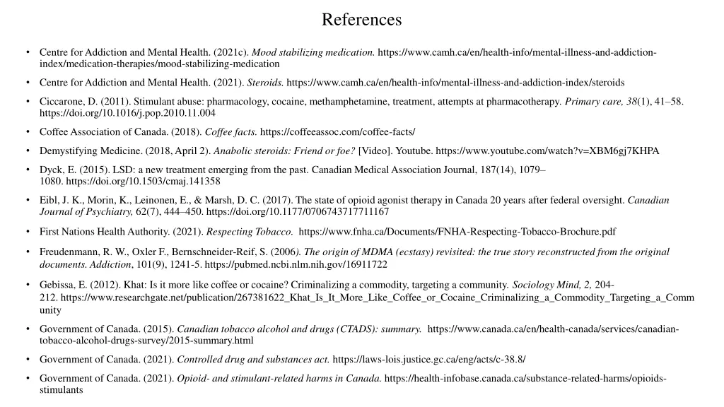 references 1