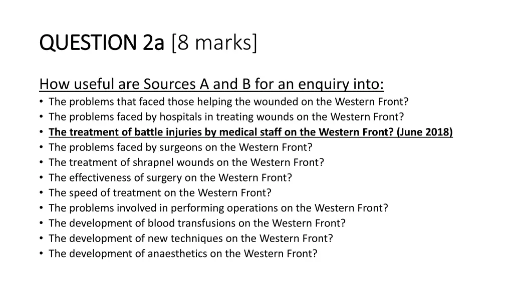 question 2a question 2a 8 marks