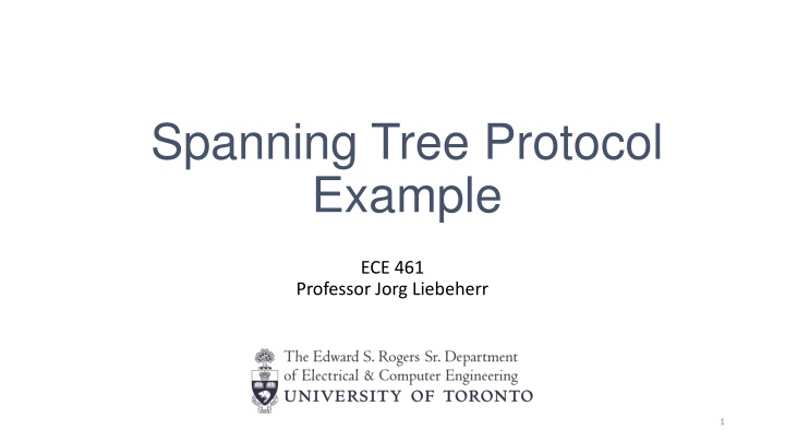 spanning tree protocol example