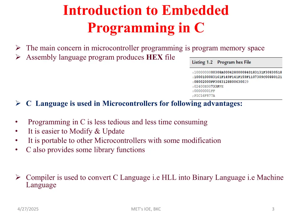 introduction to embedded programming in c