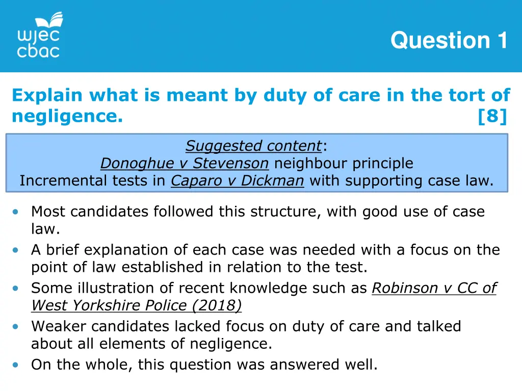 question 1