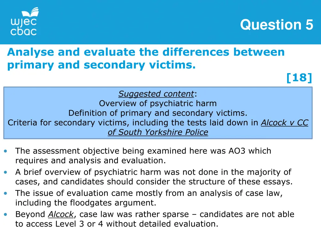 question 5