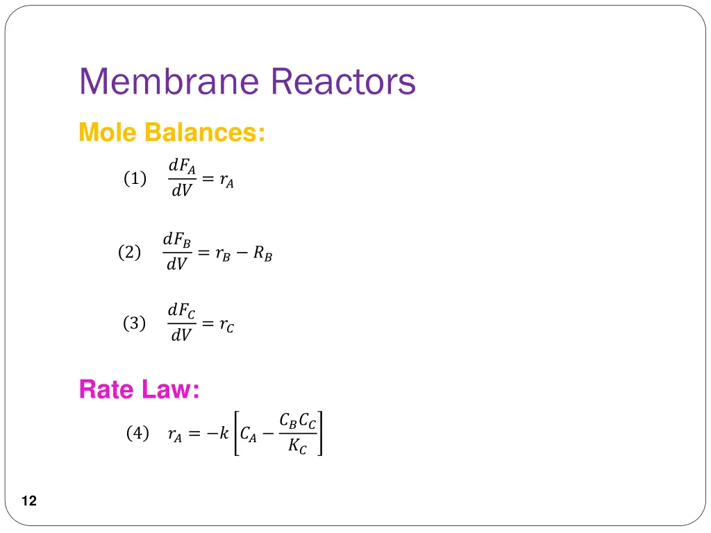 membrane reactors 6