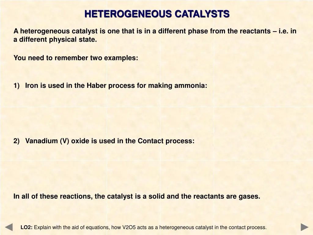 heterogeneous catalysts