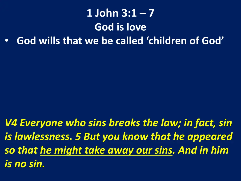 1 john 3 1 7 god is love 14