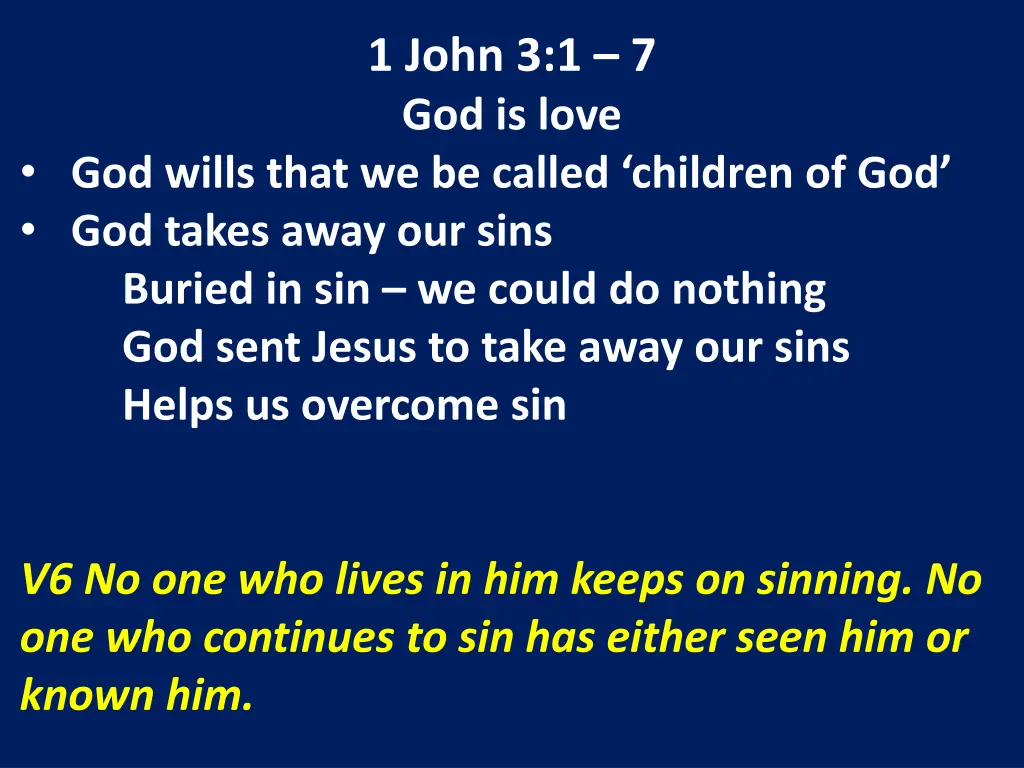 1 john 3 1 7 god is love 19
