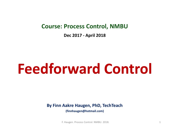 course process control nmbu