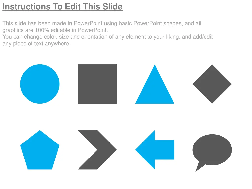 instructions to edit this slide