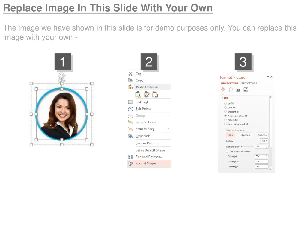 replace image in this slide with your own