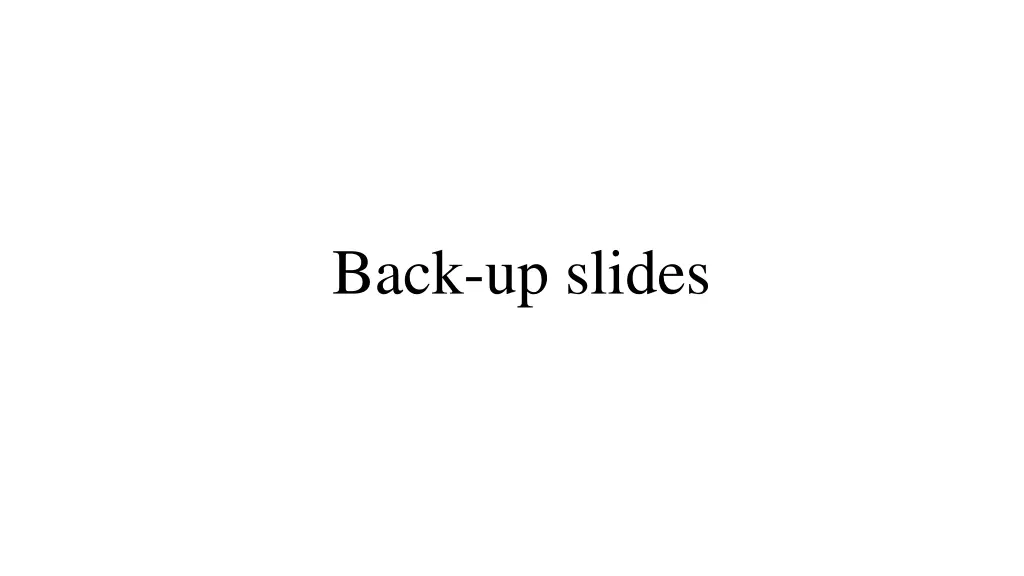 back up slides