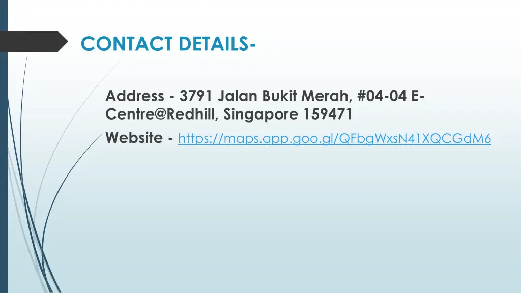 contact details