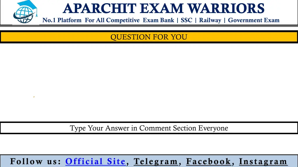 aparchit exam warriors no 1 platform 24