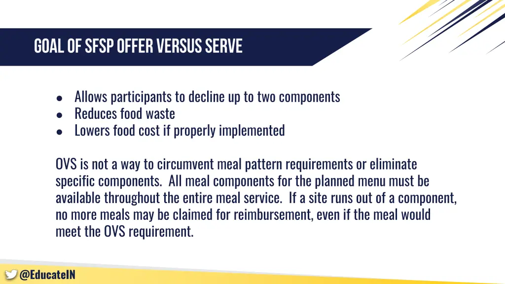 allows participants to decline