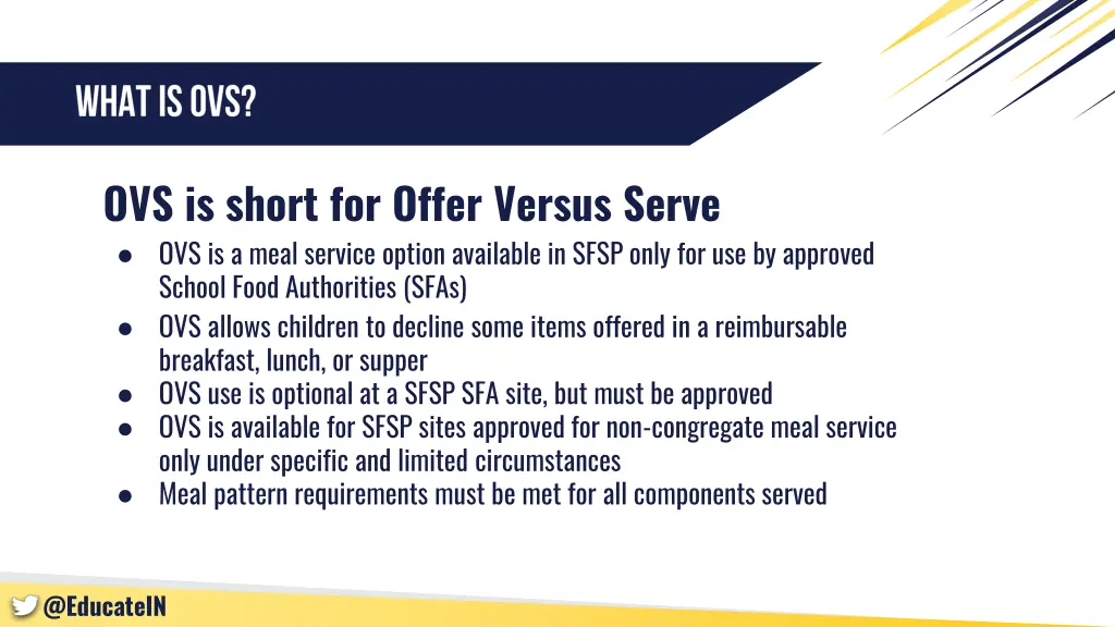 ovs is short for offer versus serve ovs is a meal