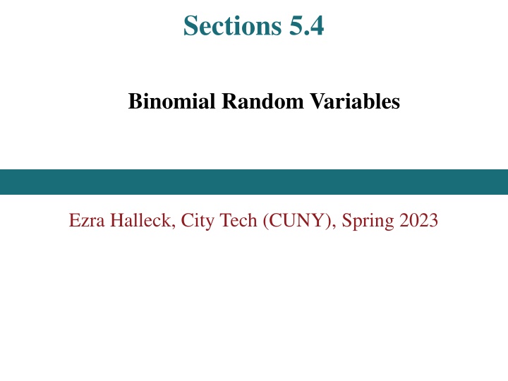 sections 5 4