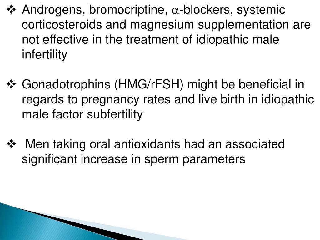 androgens bromocriptine blockers systemic
