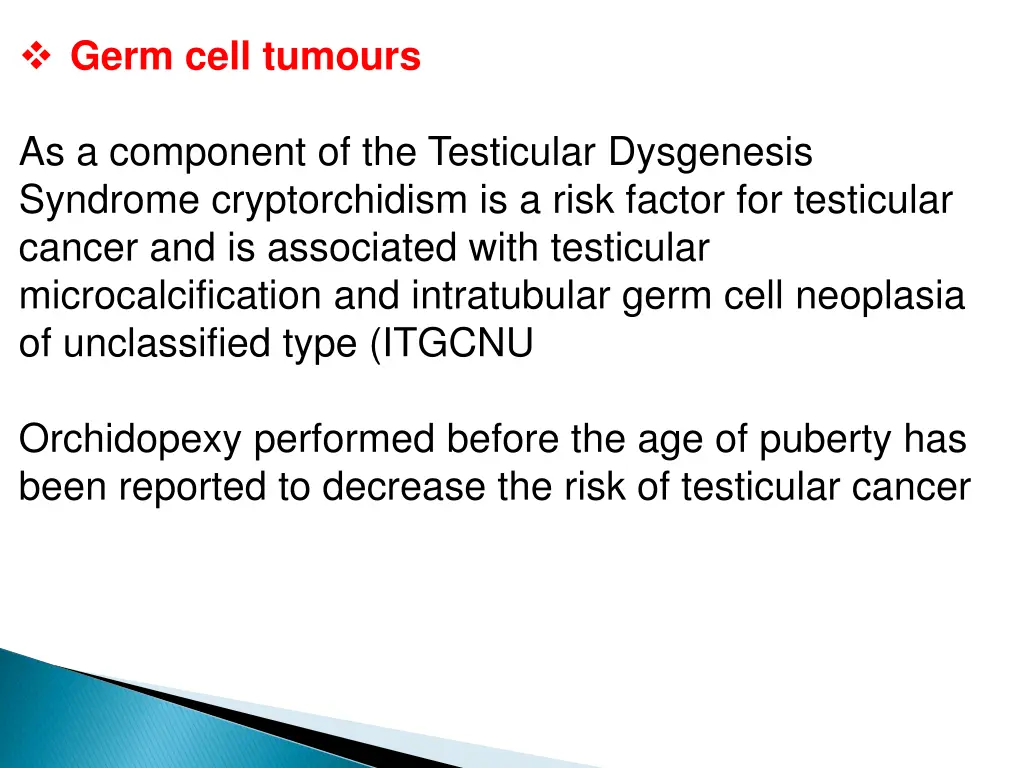 germ cell tumours