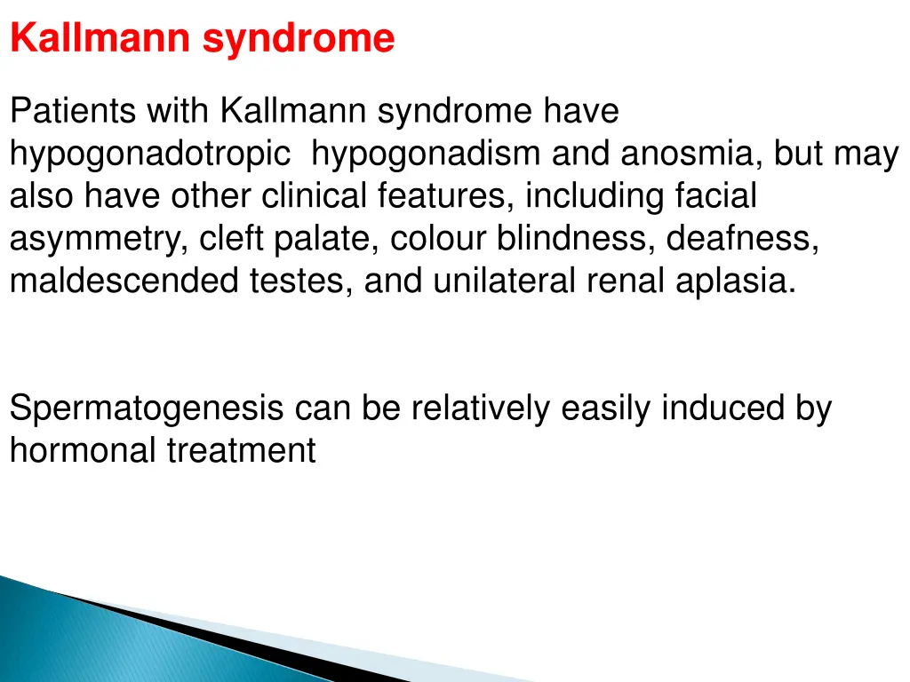 kallmann syndrome