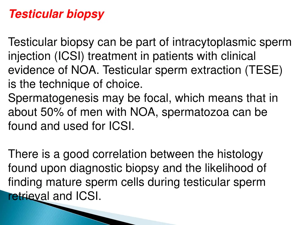 testicular biopsy