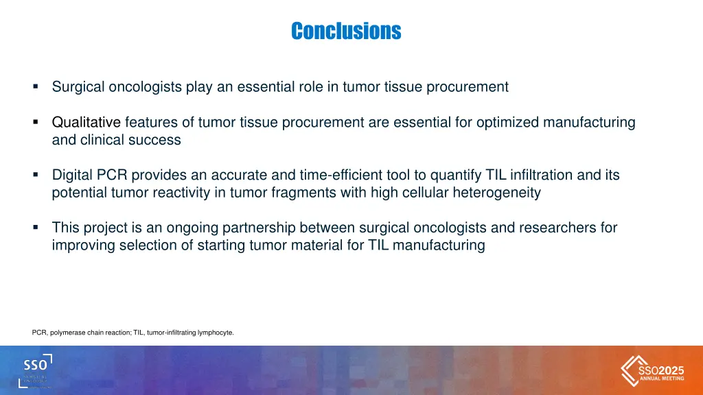 conclusions