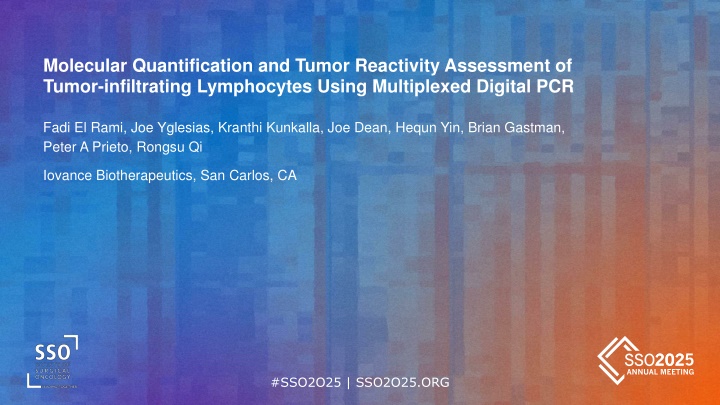 molecular quantification and tumor reactivity
