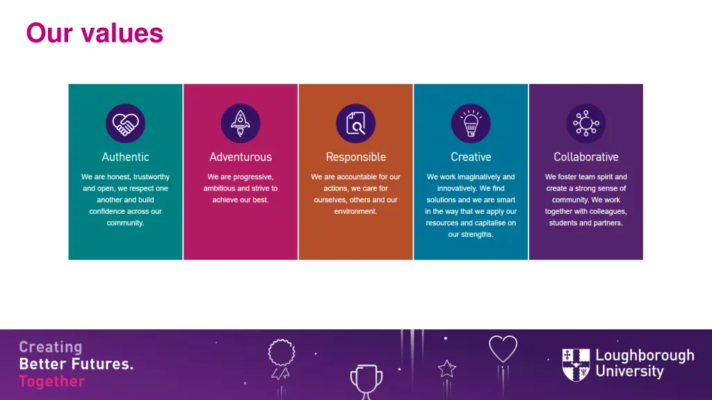 our values