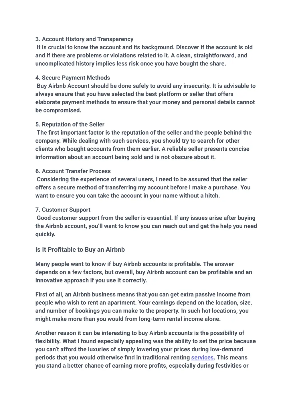 3 account history and transparency it is crucial