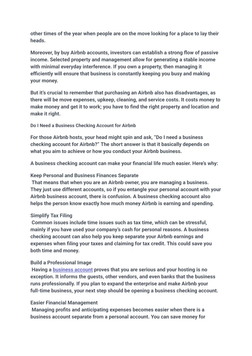 other times of the year when people