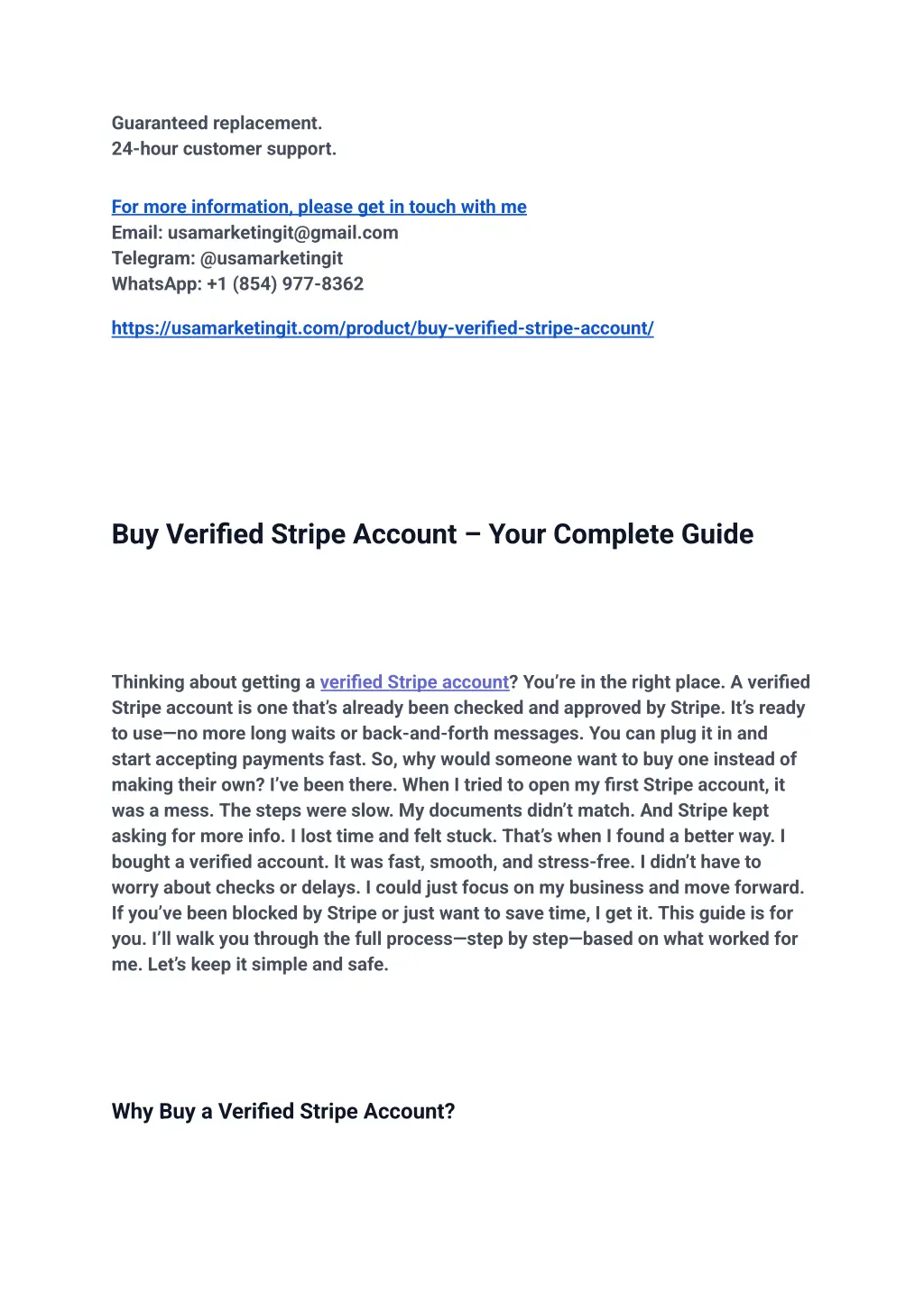 guaranteed replacement 24 hour customer support