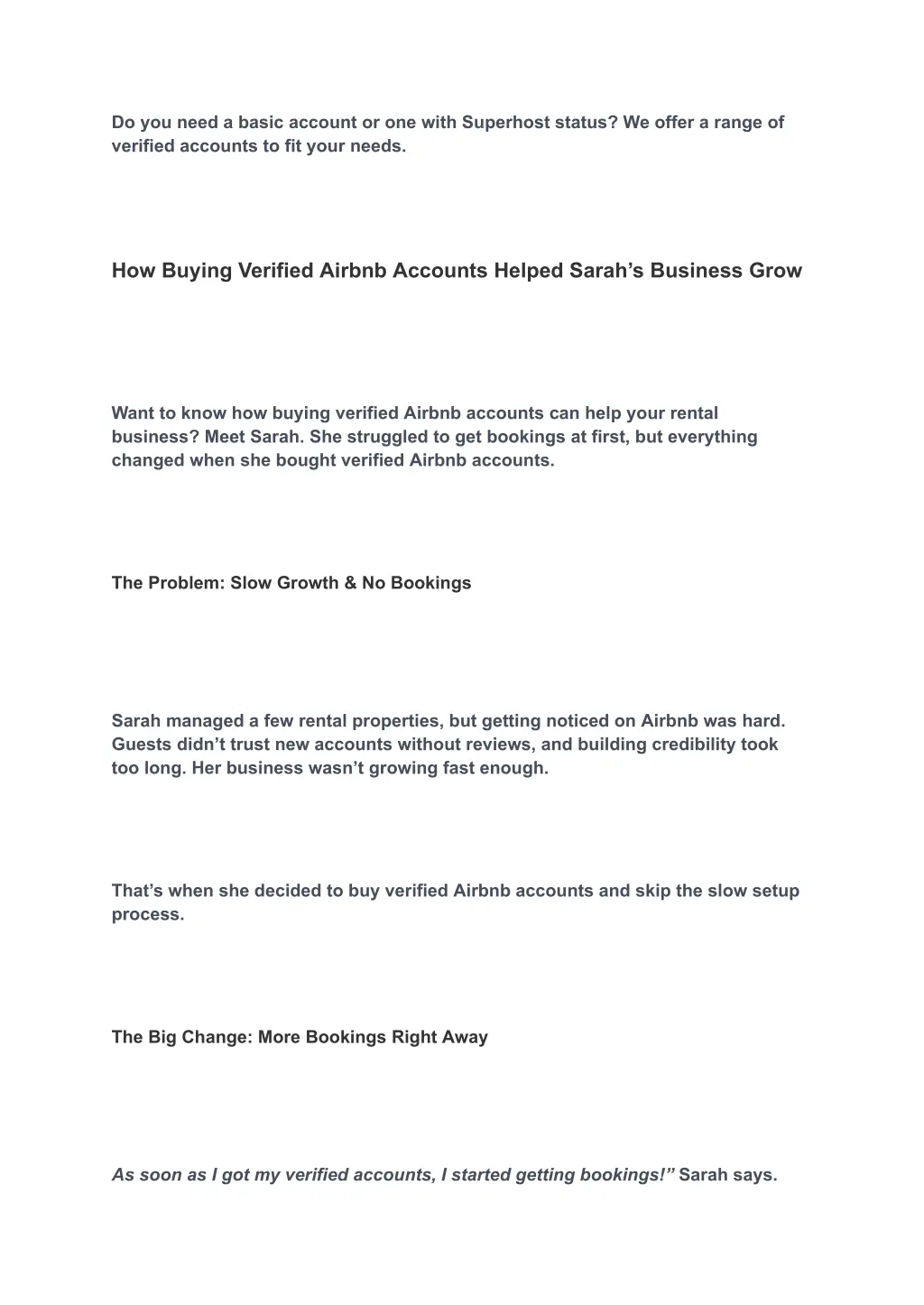 do you need a basic account or one with superhost