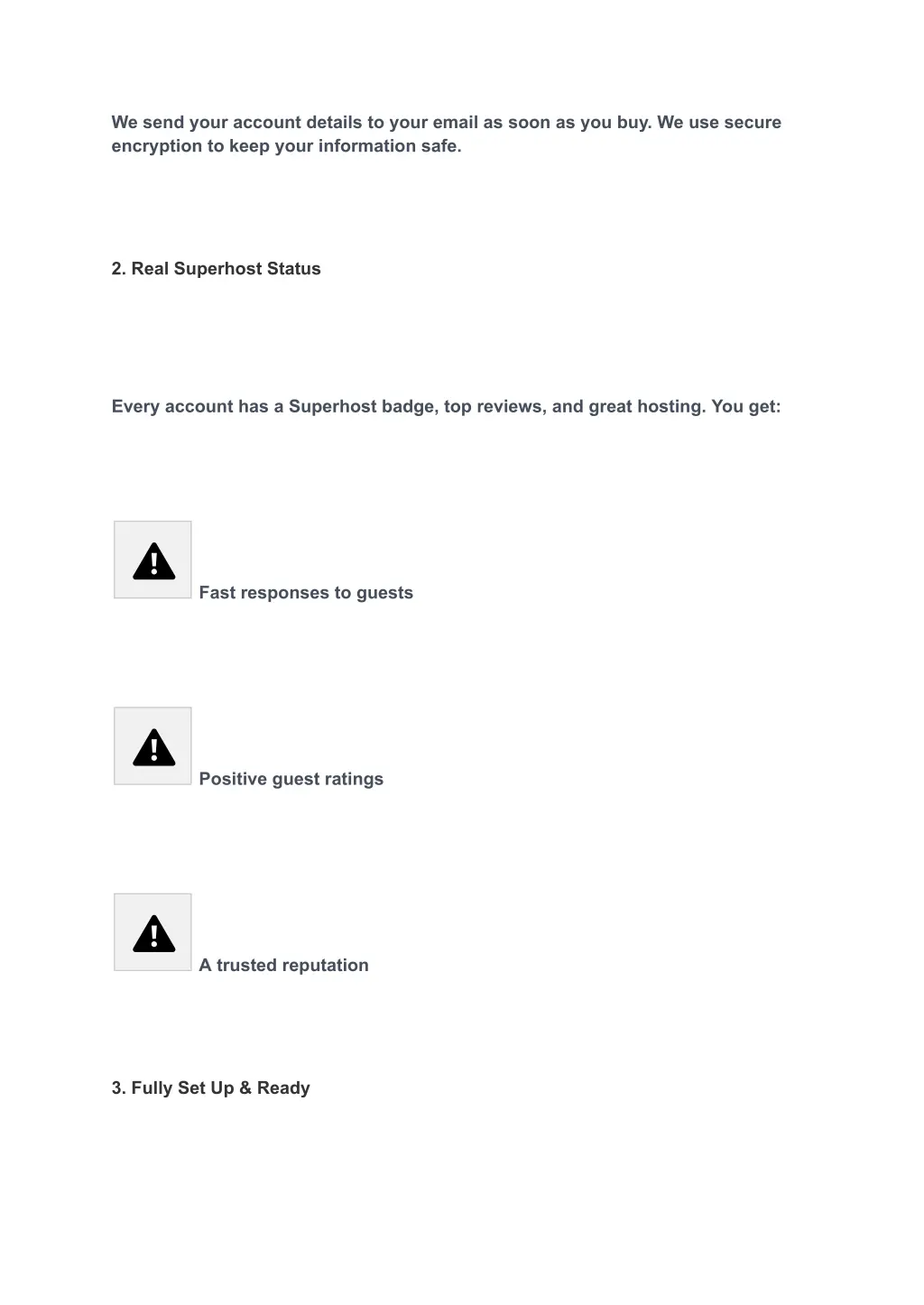 we send your account details to your email