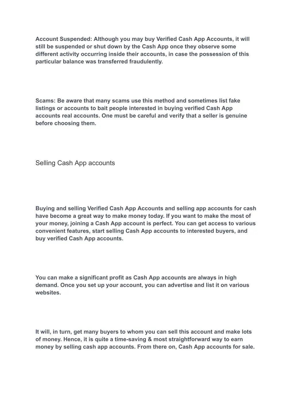 account suspended although you may buy verified