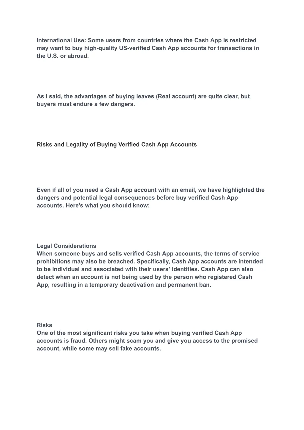 international use some users from countries where