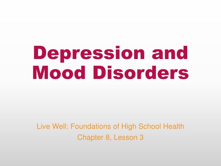 depression and mood disorders