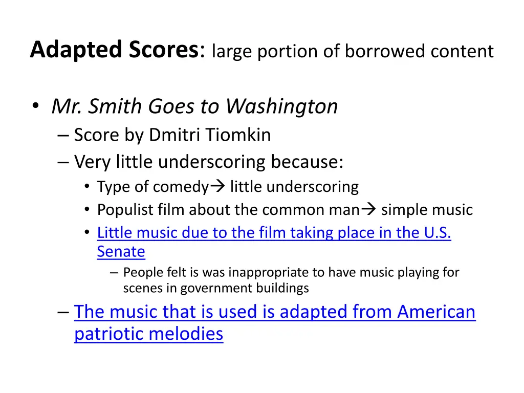 adapted scores large portion of borrowed content