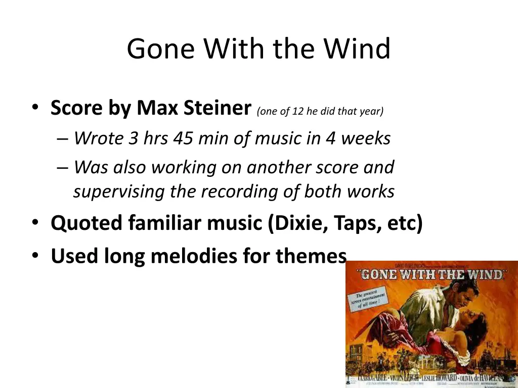 gone with the wind