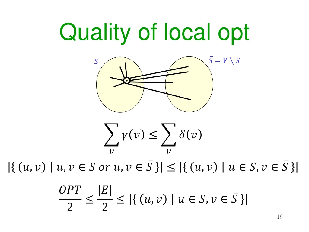 quality of local opt 3
