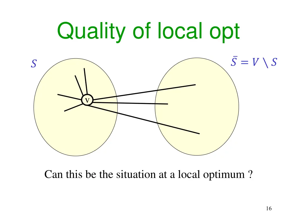 quality of local opt
