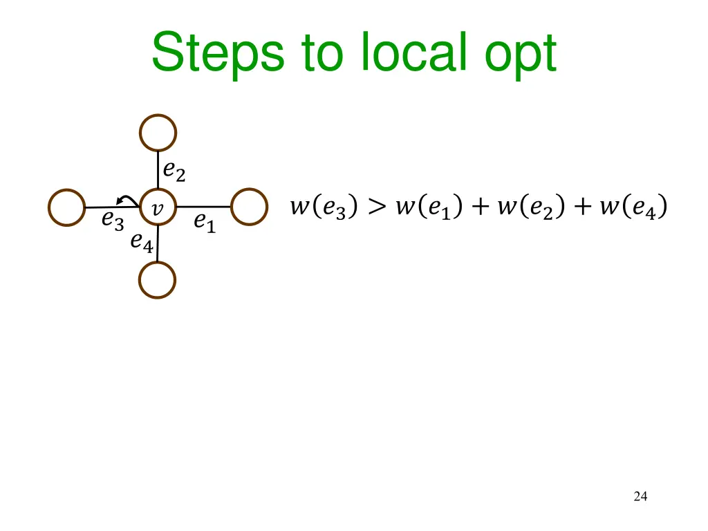 steps to local opt 2