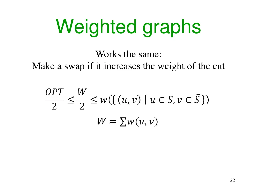 weighted graphs 1