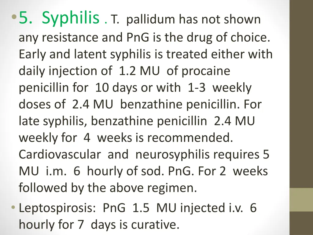 5 syphilis t pallidum has not shown