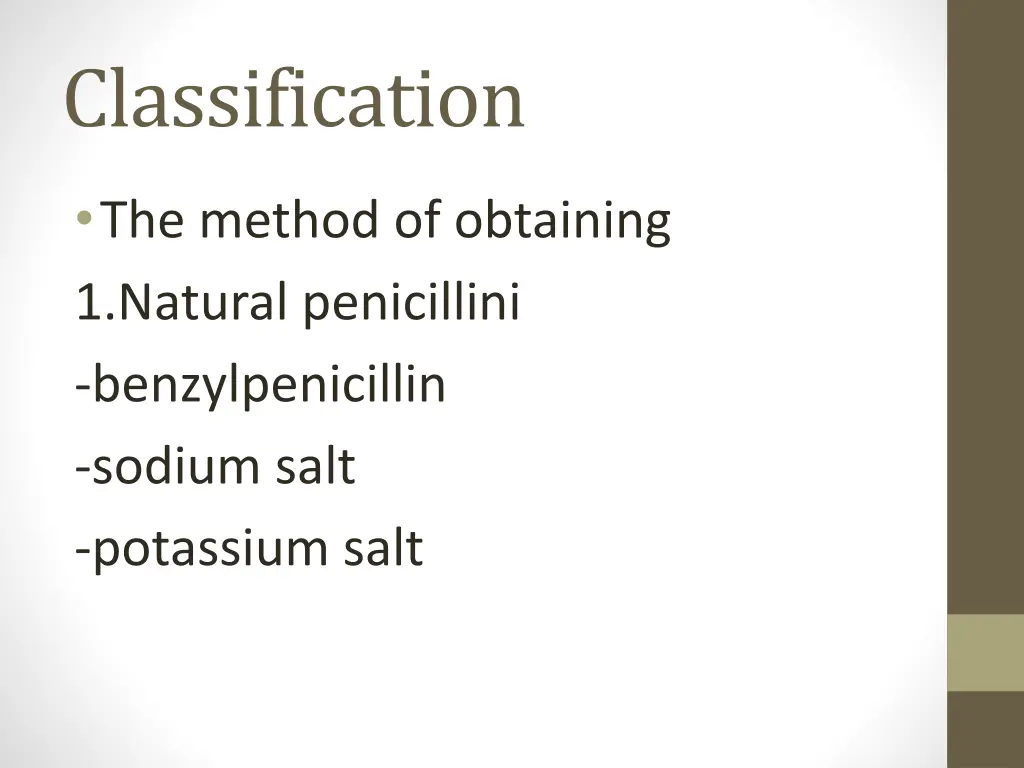 lassification