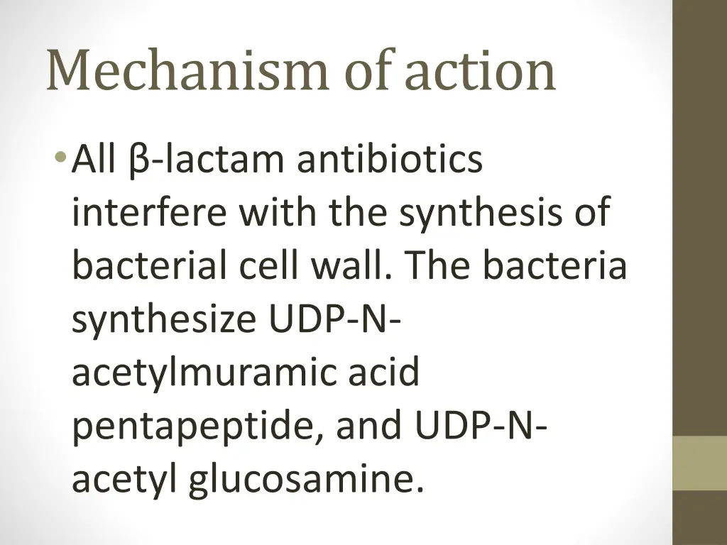 mechanism of action