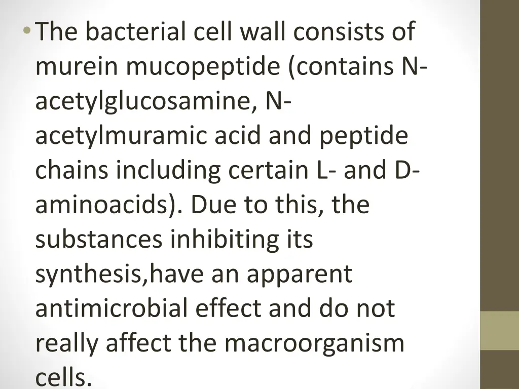 the bacterial cell wall consists of murein