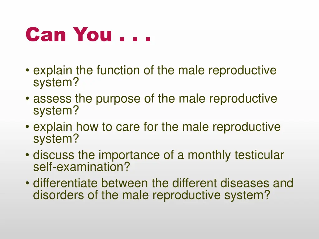can you