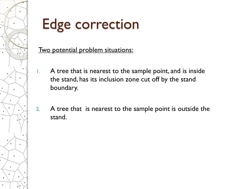 edge correction